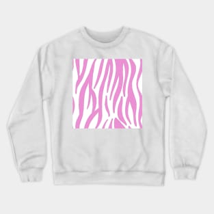 Pink Zebra Crewneck Sweatshirt